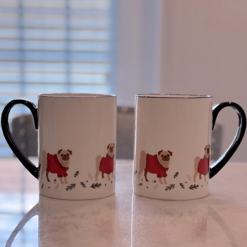 Martha Stewart Collection “Pups & Plaids” Mugs